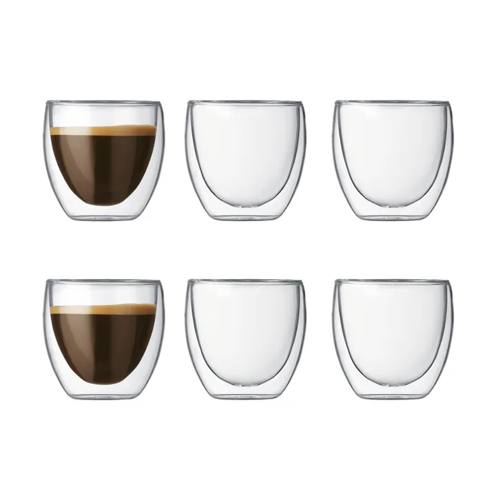 Pavina双层玻璃杯 6件套 - 0.08l - Bodum