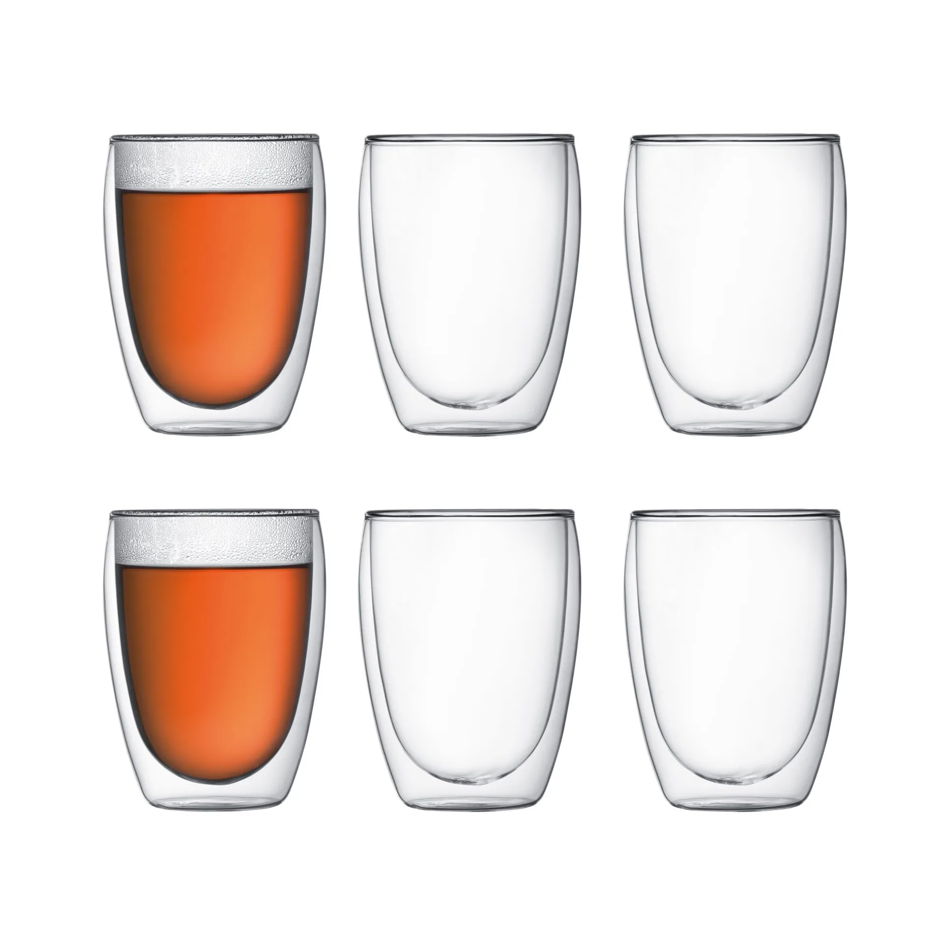 Pavina双层玻璃杯 6件套, 0.35升 Bodum