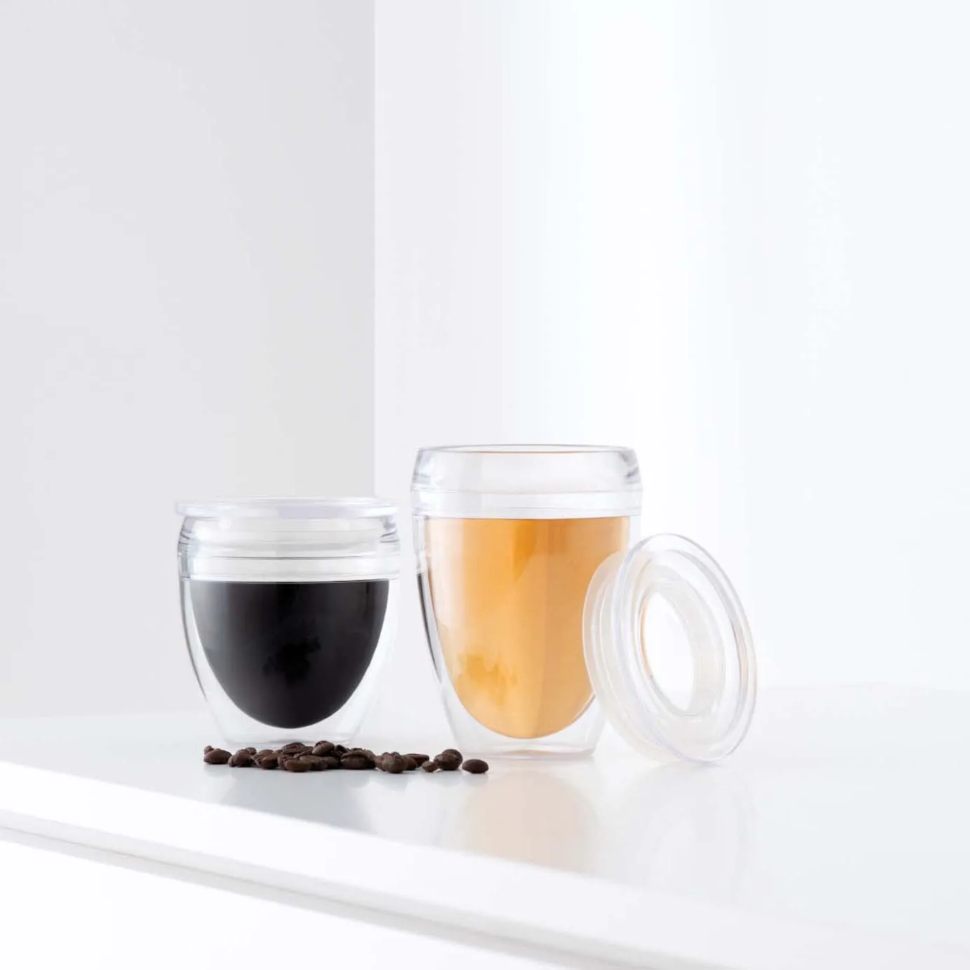 Pavina To Go双层玻璃杯 2件套, 250ml Bodum