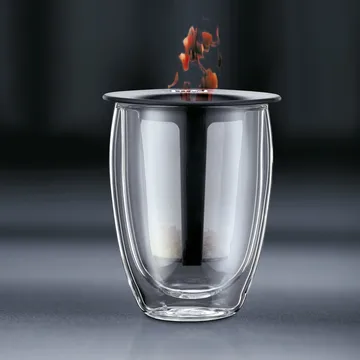 Tea For One带滤茶器玻璃杯 - 黑色 - Bodum
