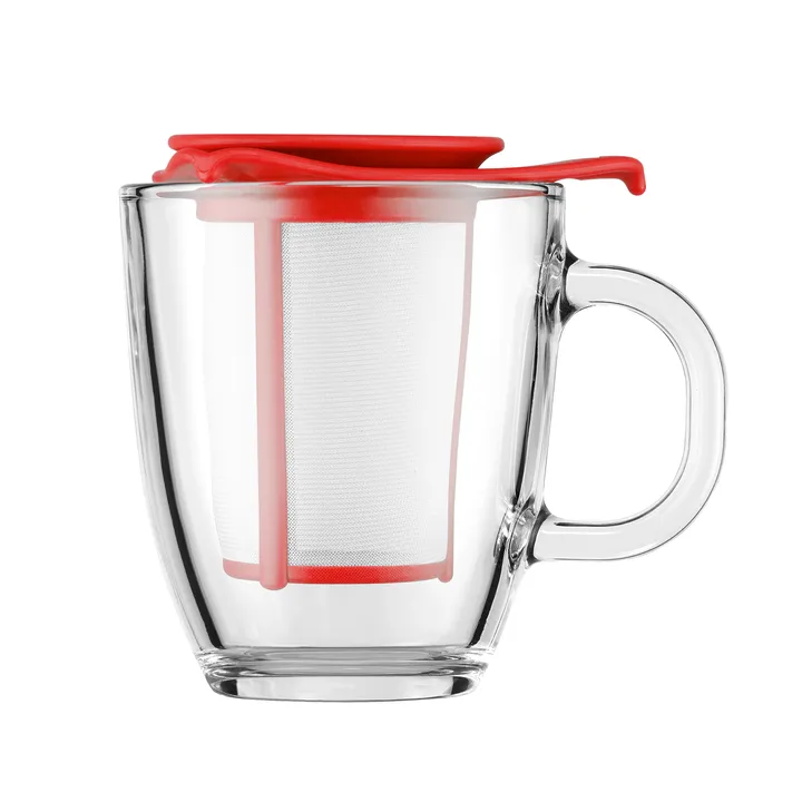 Yo-Yo带滤茶器茶杯 - 红色 - Bodum