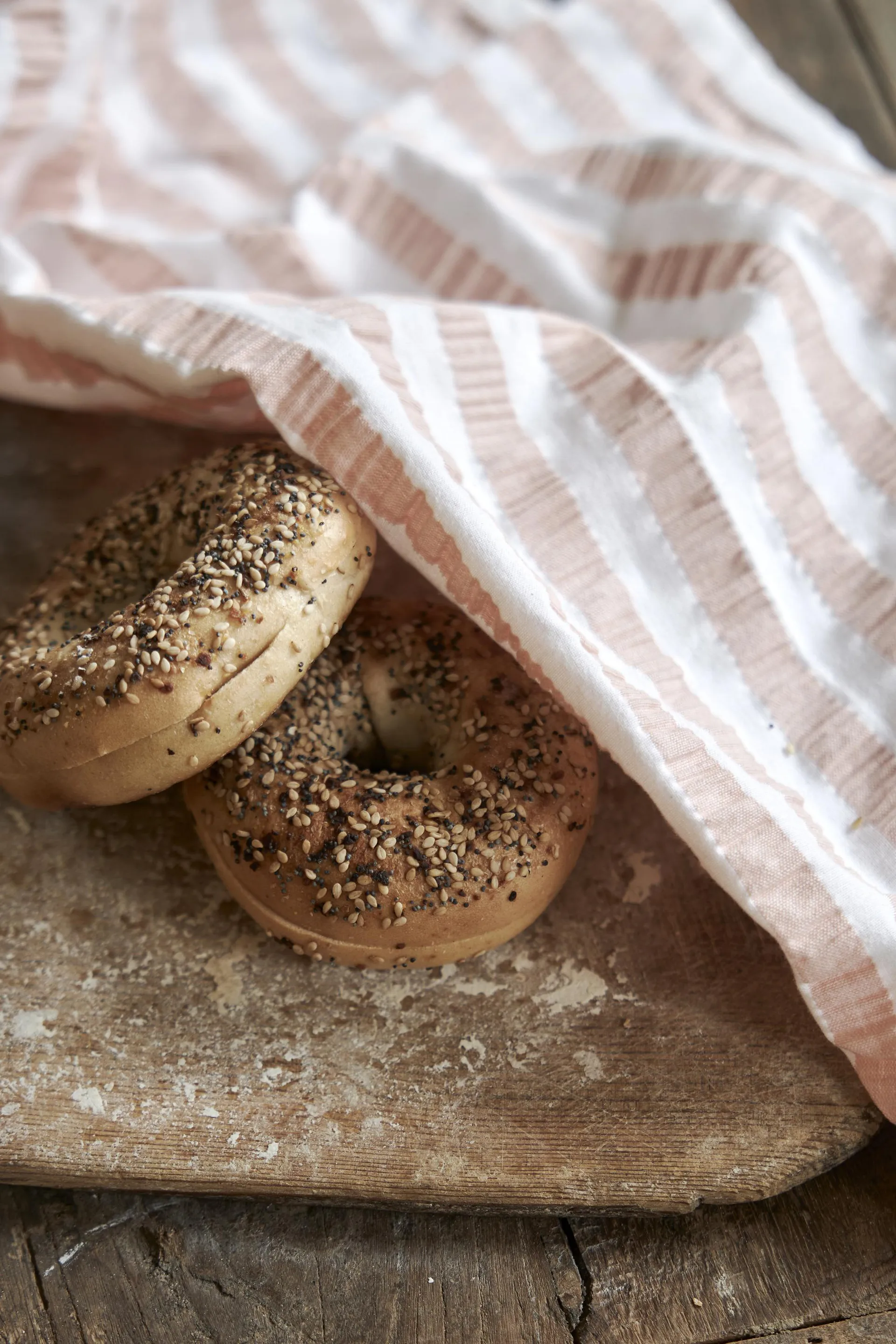 Alina 厨房巾 50x70 cm, 粉色-白色 Boel & Jan