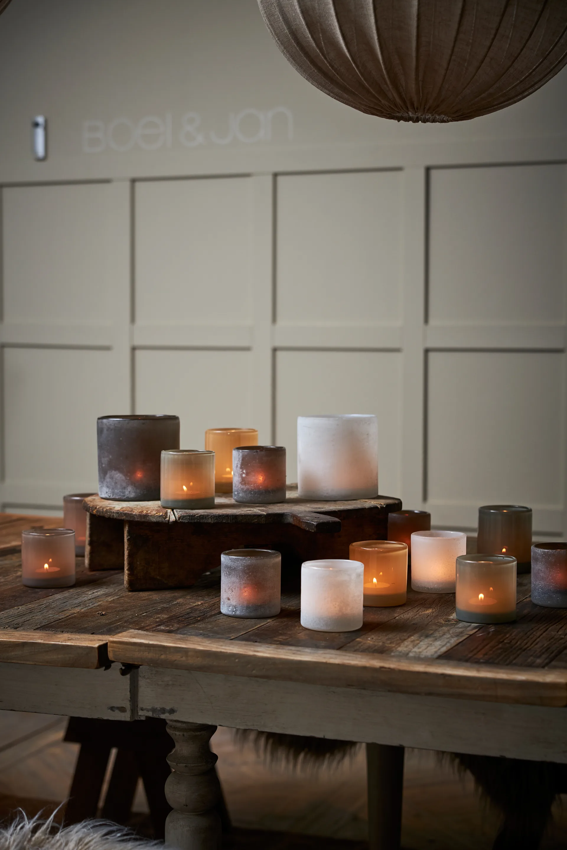 Bungenäs 蜡烛 烛台 Ø12.5 cm, 棕色 Boel & Jan