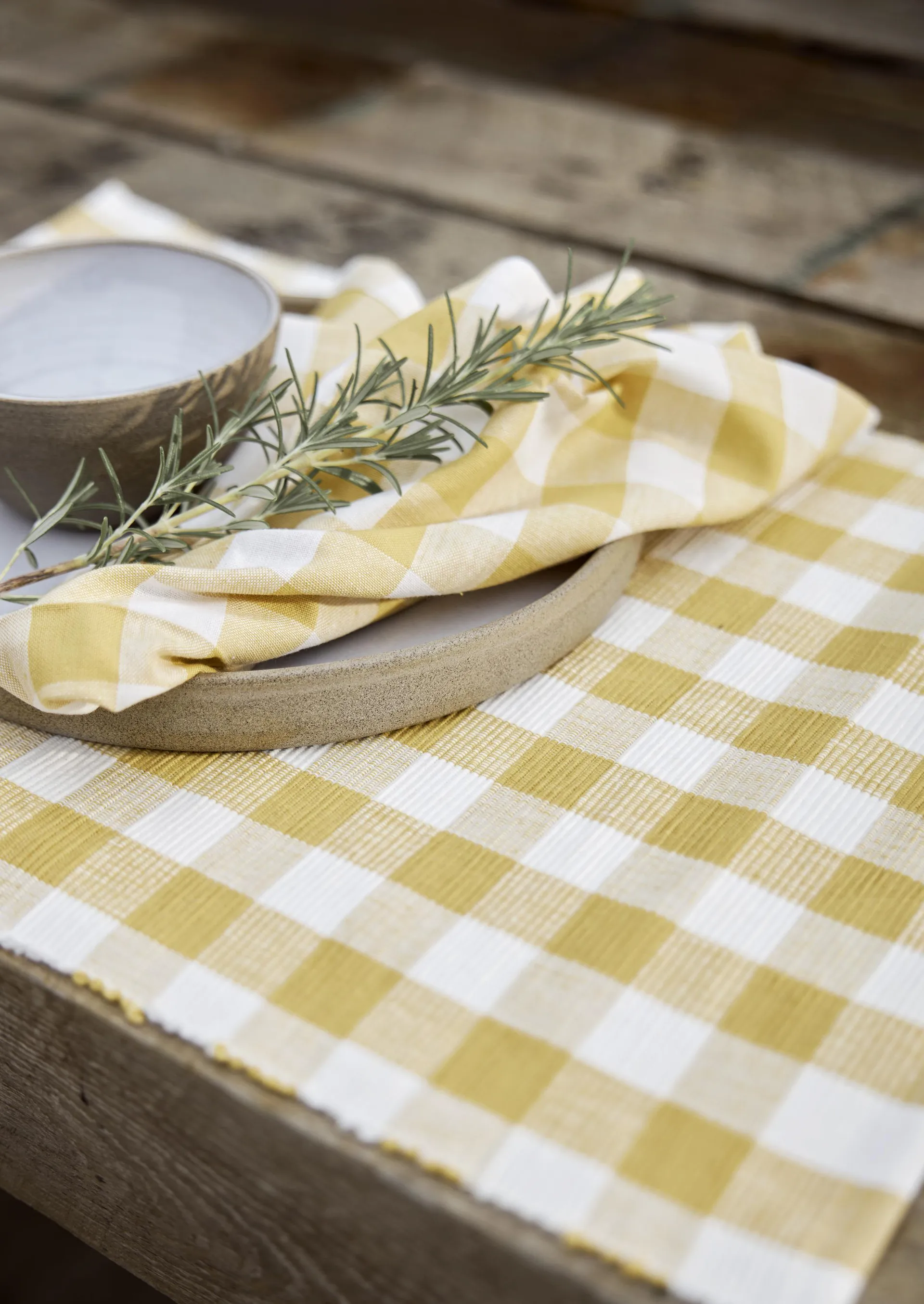 Grete 餐垫 35x45 cm, 黄色 Boel & Jan