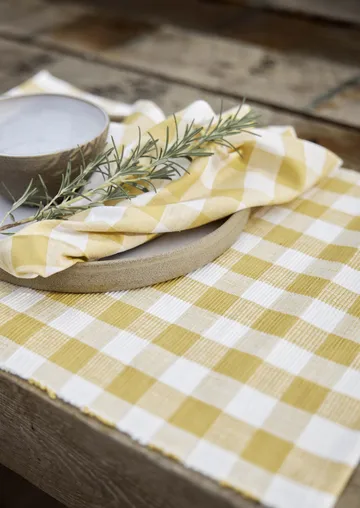 Grete 餐垫 35x45 cm - 黄色 - Boel & Jan