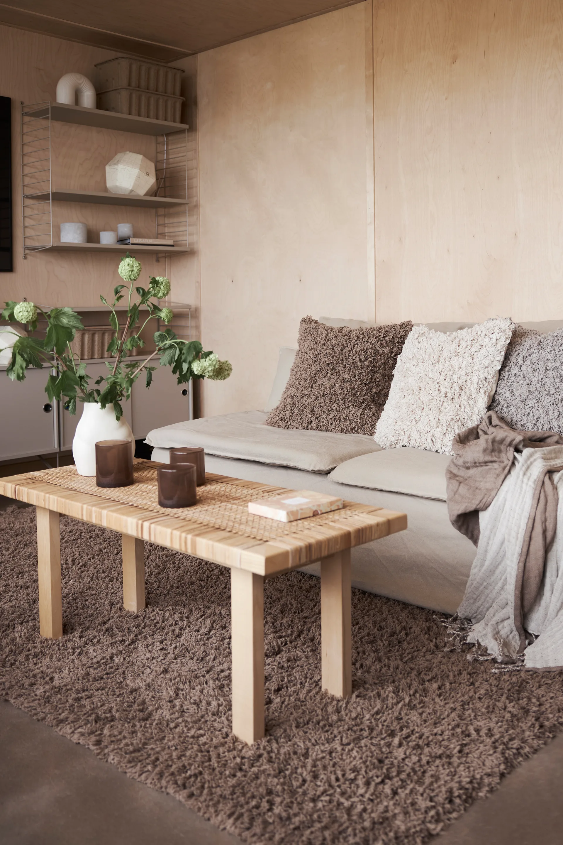 Noma 棉 地毯 70x200 cm, Brown Boel & Jan