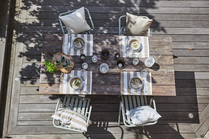 Outdoor stripe 枕头套 40x60 cm, Beige Boel & Jan