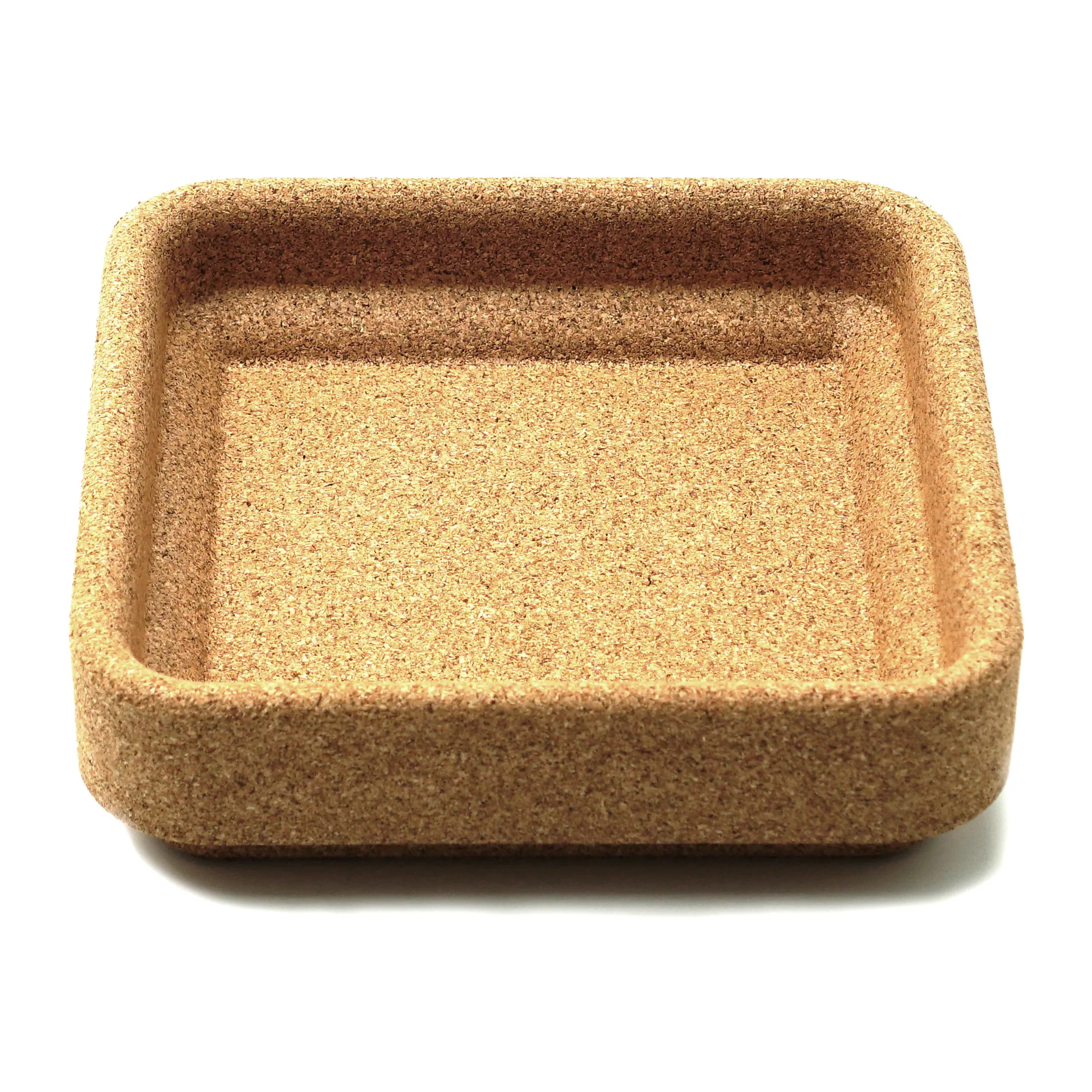 软木四孔烛盘 16x16cm, 棕色 Born In Sweden