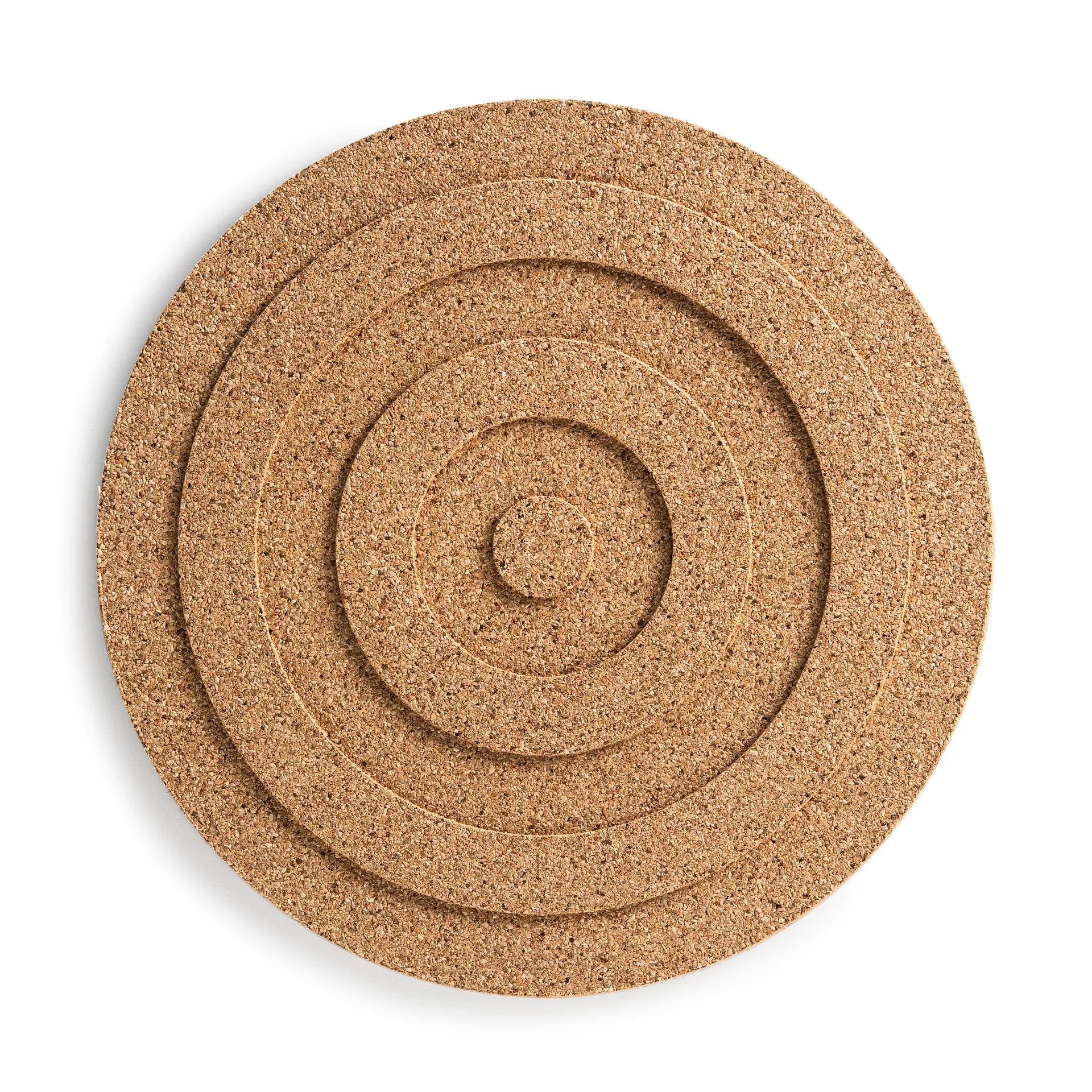 Circle round trivet Ø20 cm, Brown Born In Sweden
