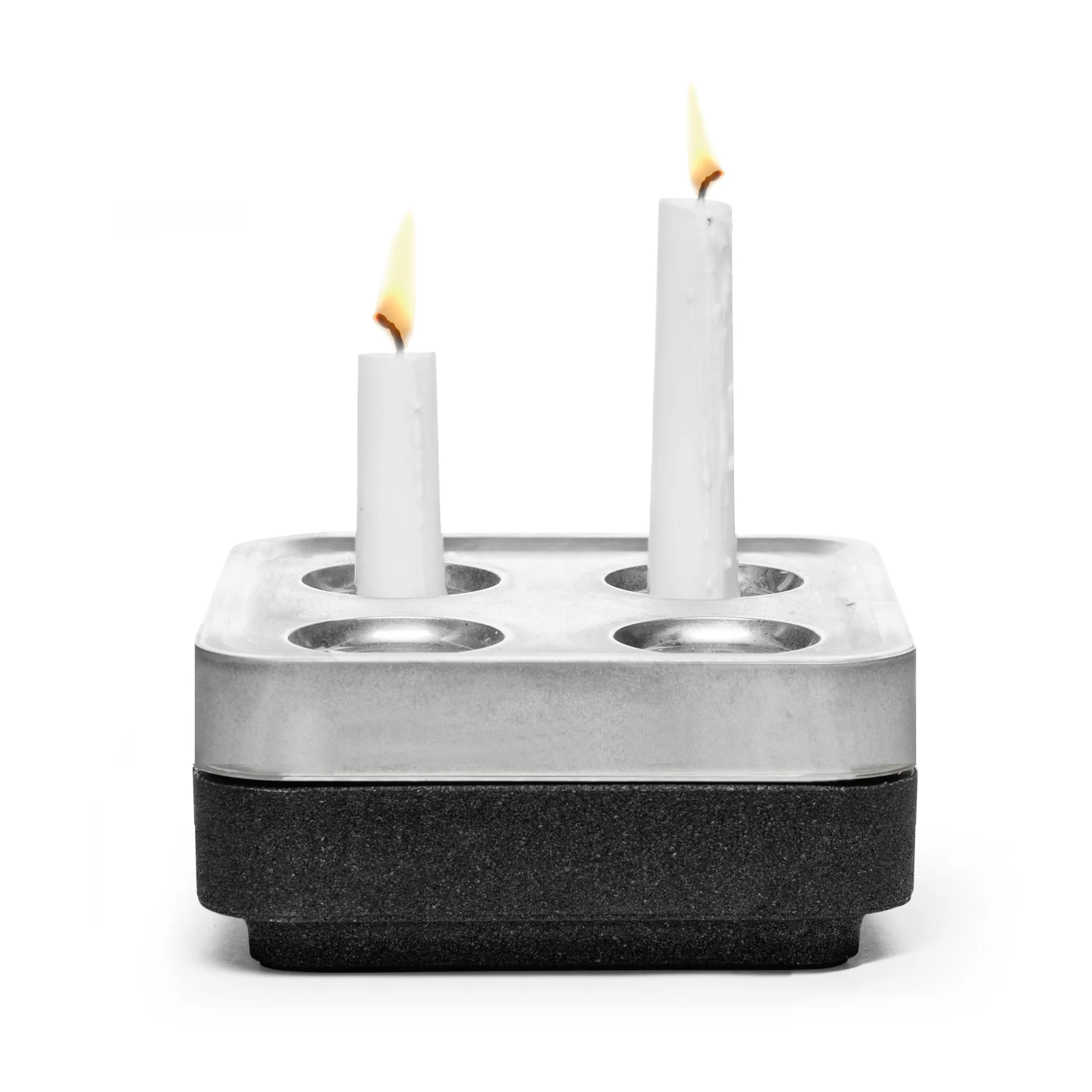 Cork 碗 for four蜡烛16x16 cm, Black Born In Sweden