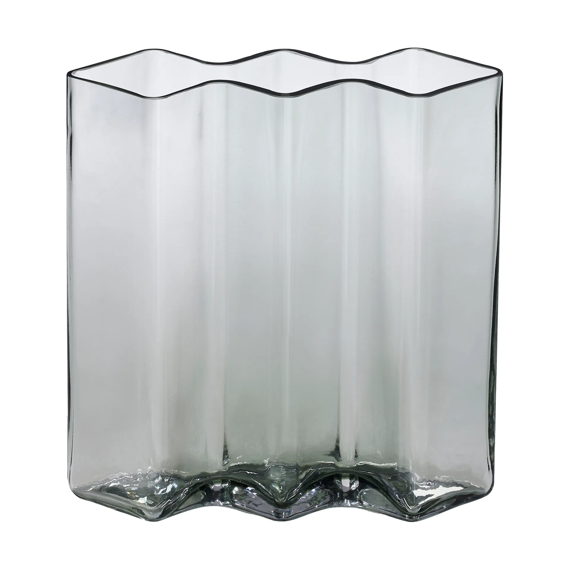 Row 花瓶 three chambers high, 灰色 Born In Sweden