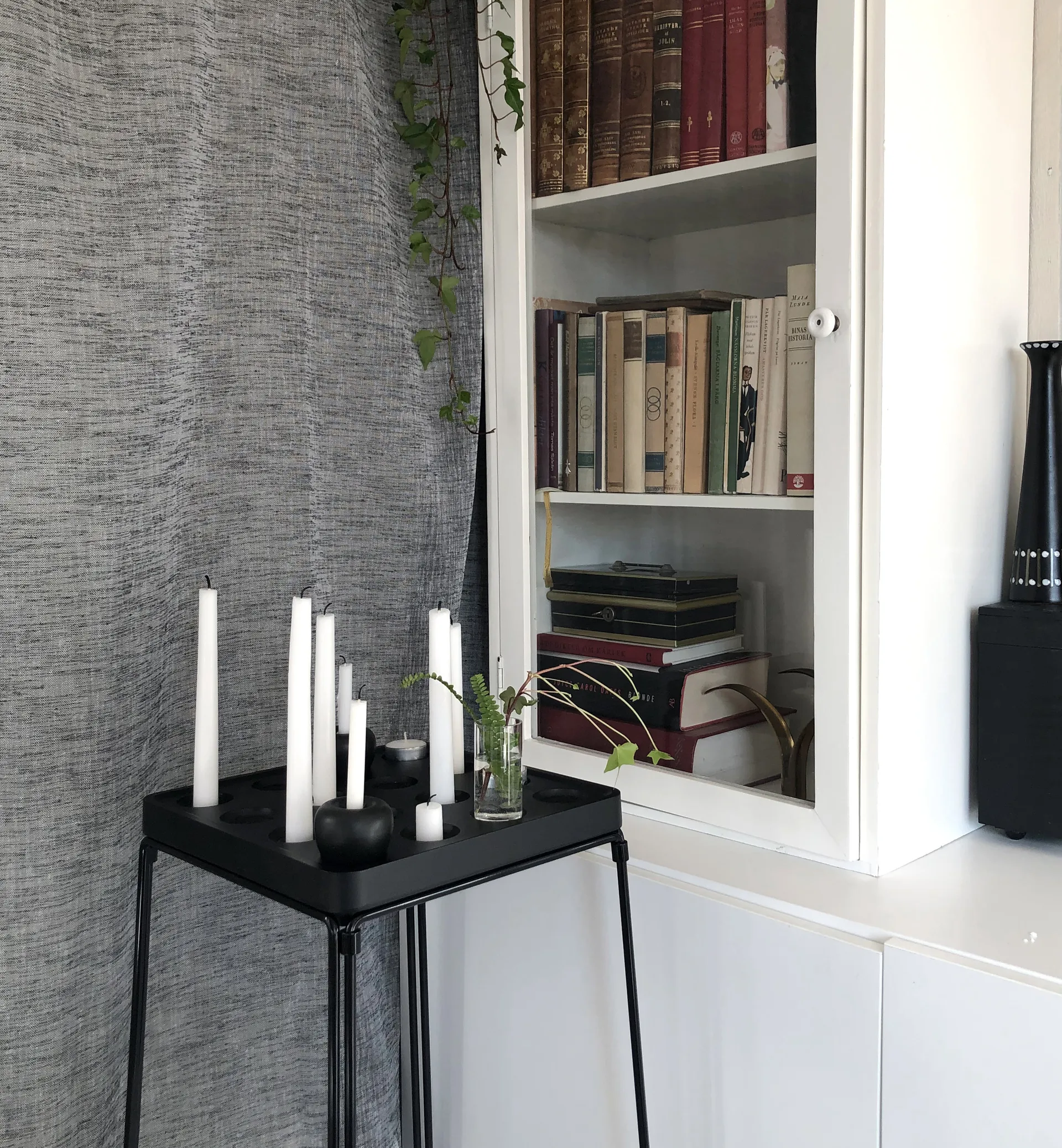 Stumpastaken 烛台  black, large Born In Sweden