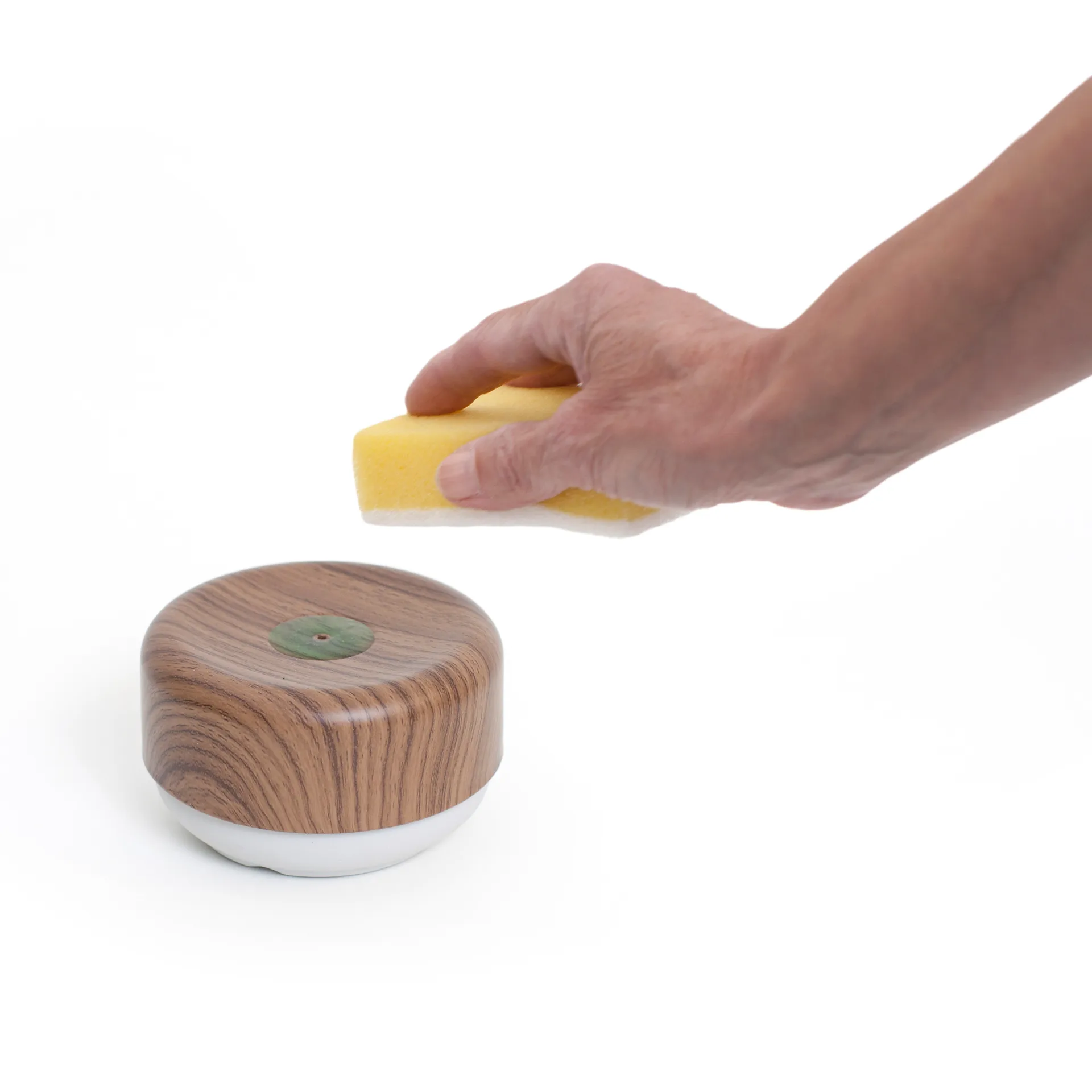 Bosign dish soap pump, Dark  wooden details Bosign