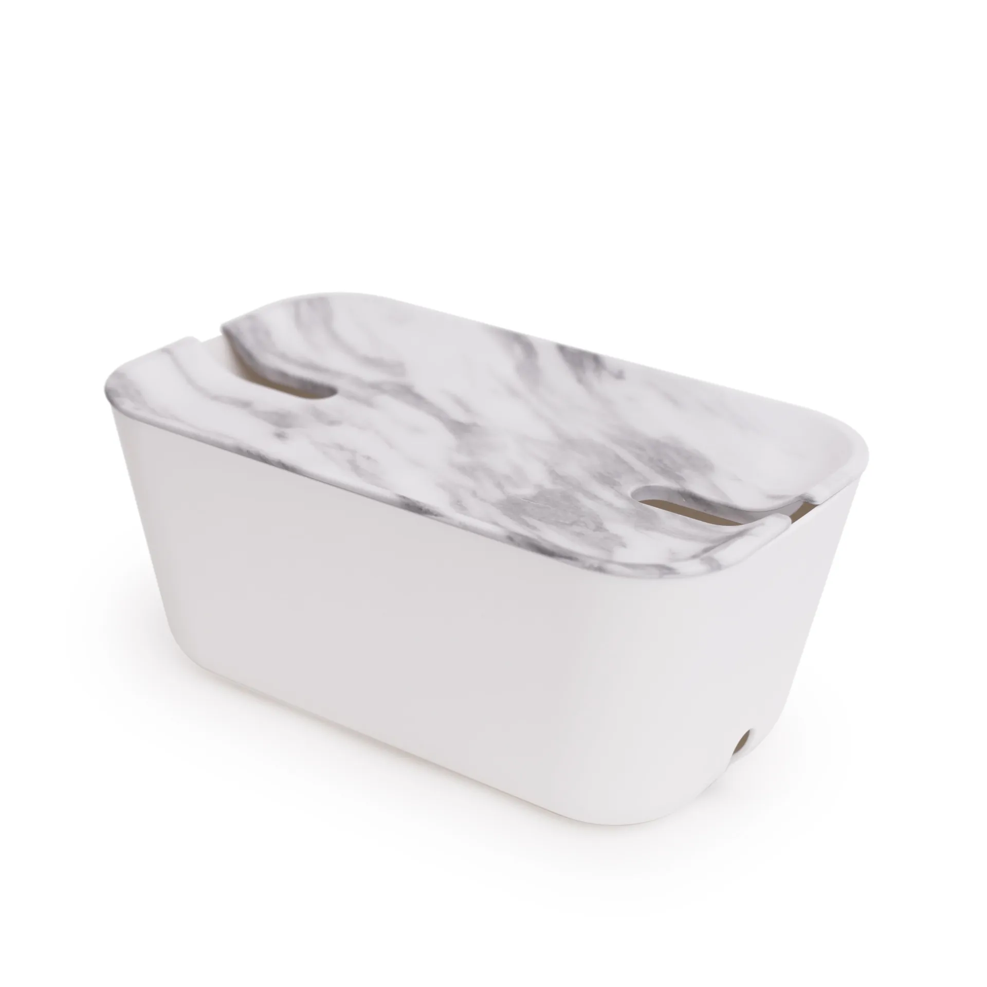 Cable organiser M, marble print Bosign