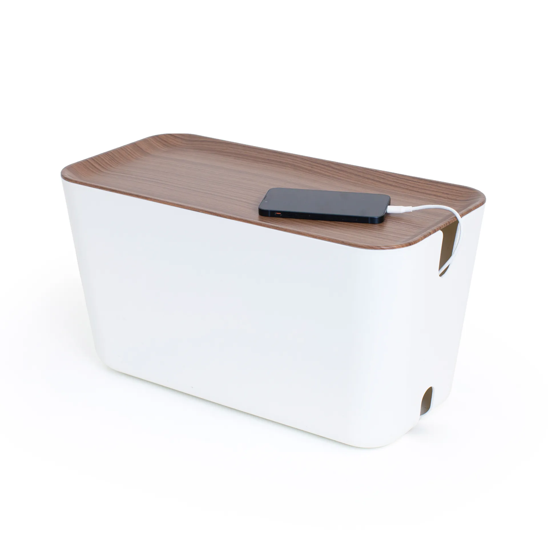 Cable Organiser XXL cabel tidy, Dark  wooden details Bosign