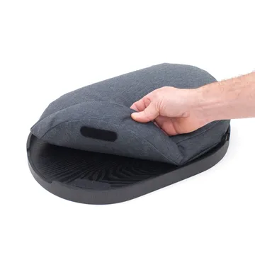 CurveLine™ anti-slip knee 托盘 39x26 cm - 黑色 willow-灰色 - Bosign