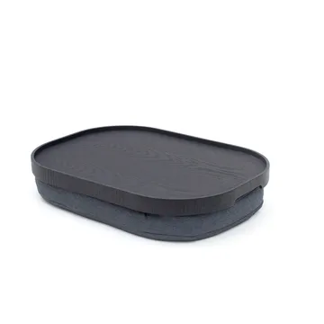 CurveLine™ anti-slip knee 托盘 47x34 cm - 黑色 willow-灰色 - Bosign