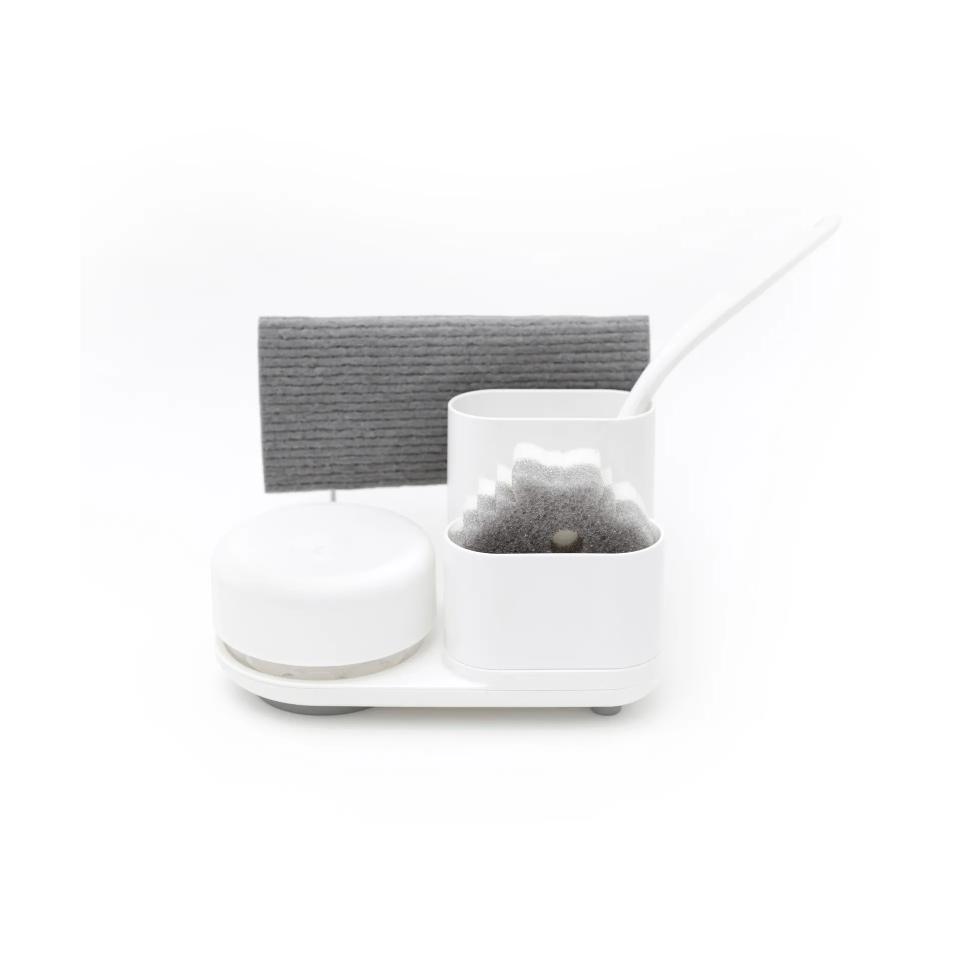 Do-Dish Caddy PLUS 洗洁精泵带收纳, 白色 Bosign