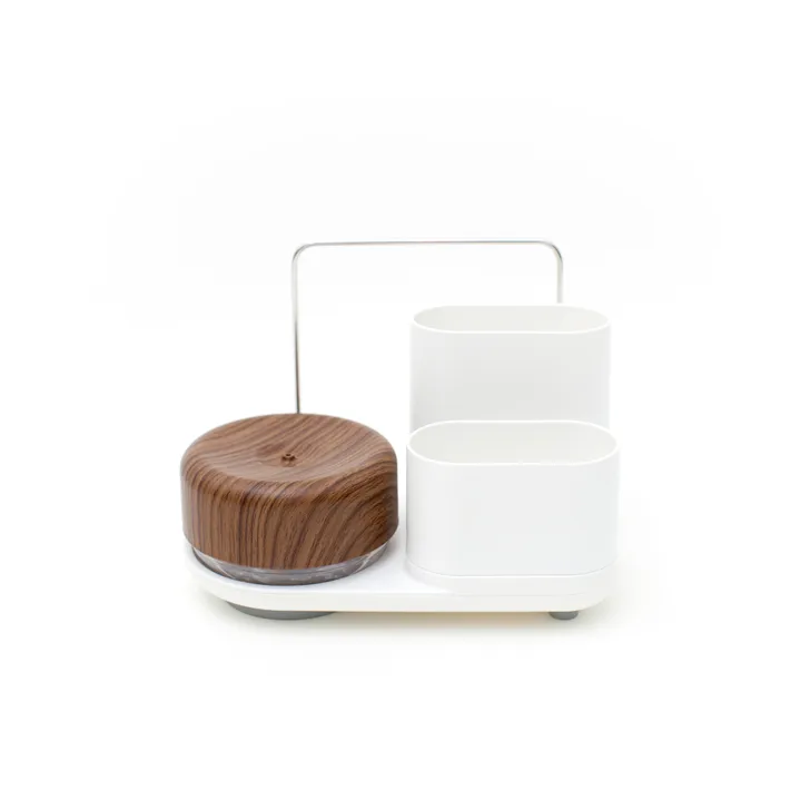 Do-Dish Caddy PLUS 洗洁精泵带收纳 - 深色木材 - Bosign