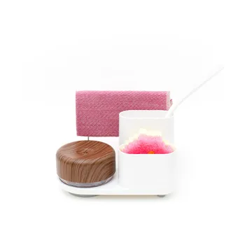 Do-Dish Caddy PLUS 洗洁精泵带收纳 - 深色木材 - Bosign