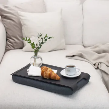 Laptray anti-slip 43x23 cm - 黑色 willow-灰色 - Bosign