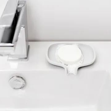 Soap Saver Flow 小号带排水孔皂碟 - 白色 - Bosign