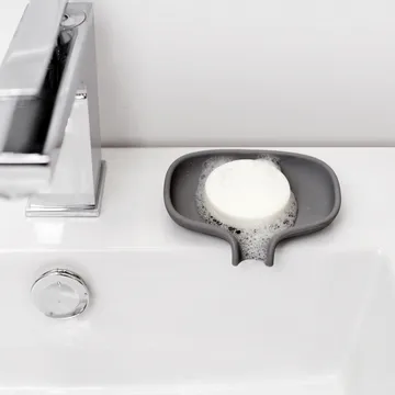 Soap Saver Flow 小号带排水孔皂碟 - 石墨灰 - Bosign