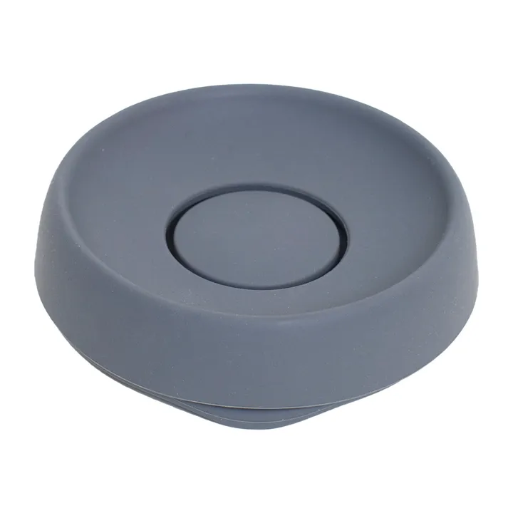 带隐式排水孔硅胶肥皂碟 中号 - 石墨色 - Bosign