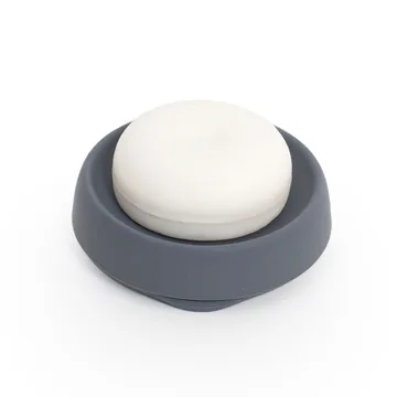 带隐式排水孔硅胶肥皂碟 中号 - 石墨色 - Bosign