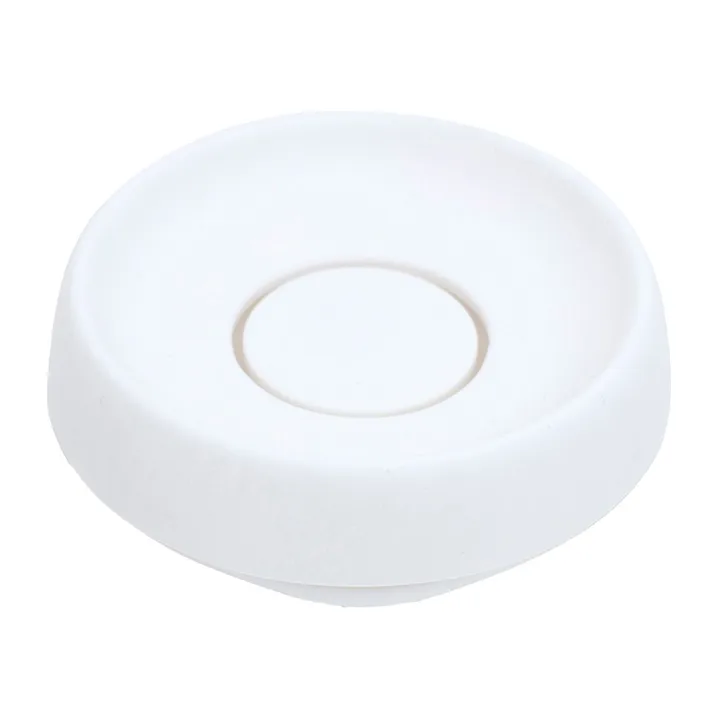 带隐式排水孔硅胶肥皂碟 中号 - 白色 - Bosign