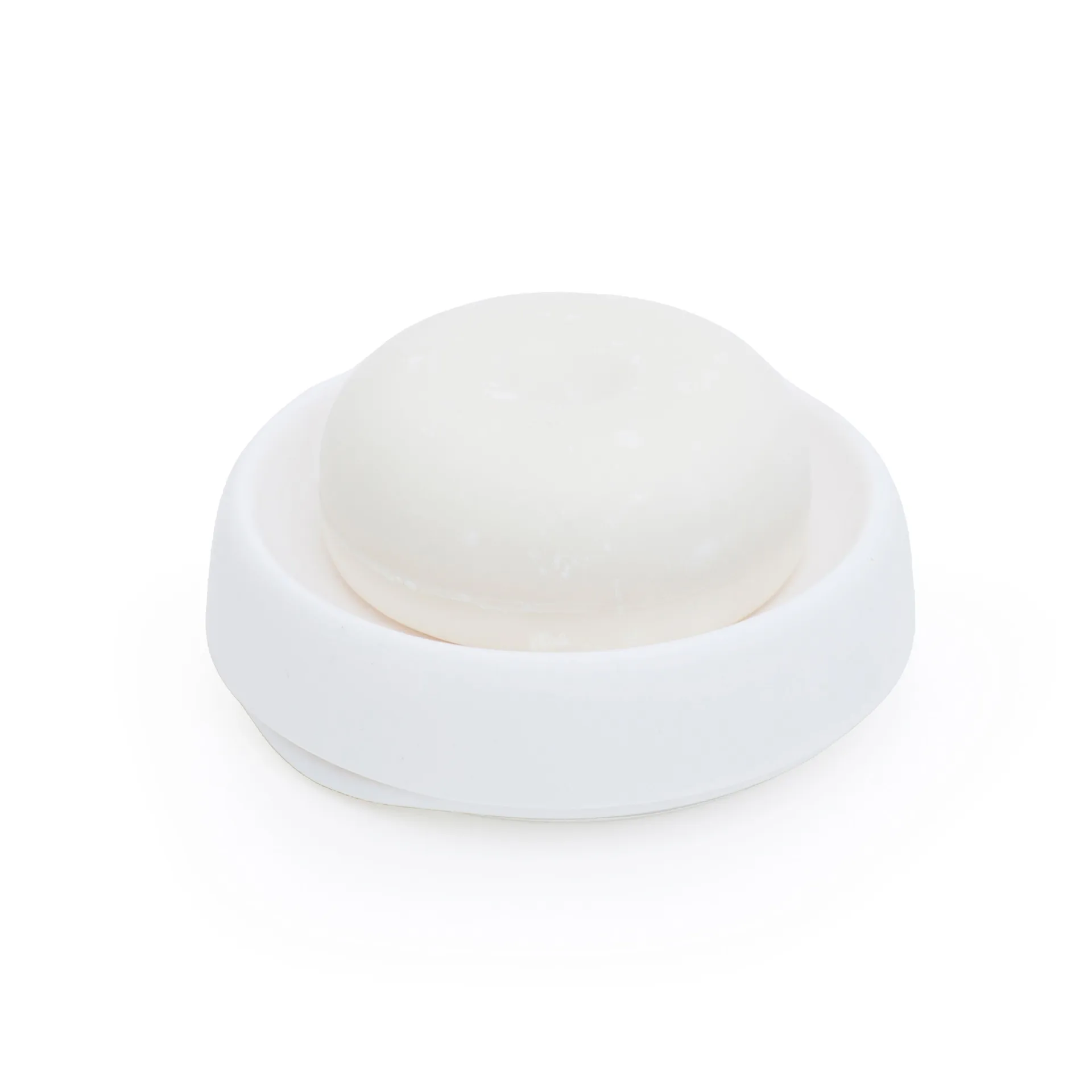 带隐式排水孔硅胶肥皂碟 中号, 白色 Bosign