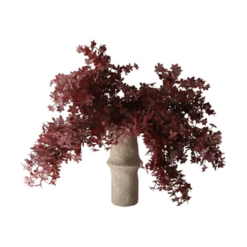 勃艮第红 枫叶 人造花束 - 107cm，4件 - Botané