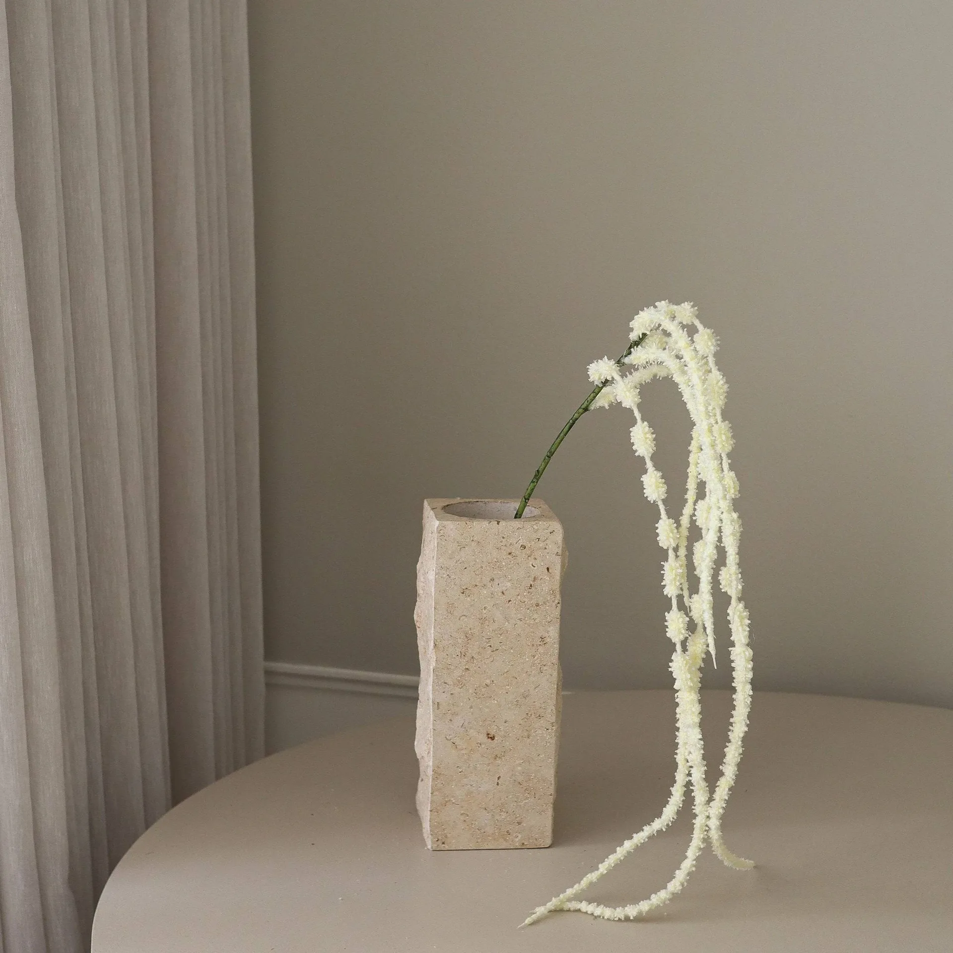 假龙头穗 人造花, 白色，112cm Botané
