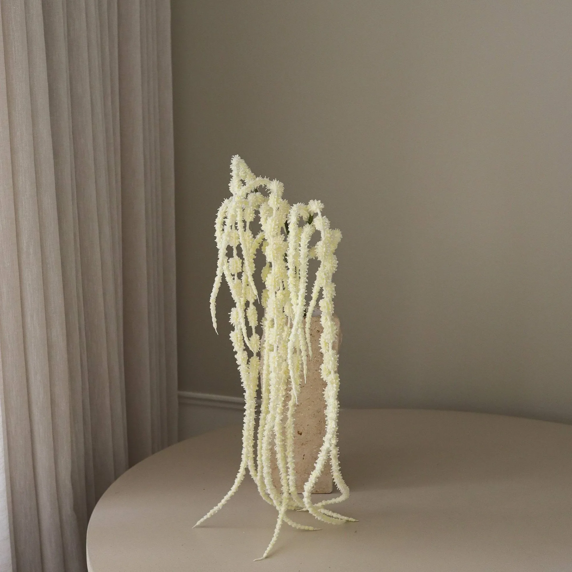 假龙头穗 人造花, 白色，112cm Botané