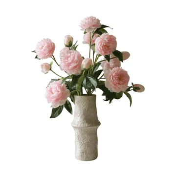 牡丹 仿真花艺术装置 - 中号_粉色_5支装 - Botané