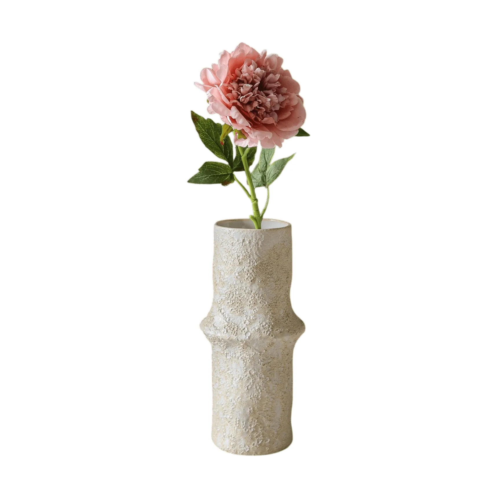 牡丹 人造花, 灰粉色，56cm，1个 Botané