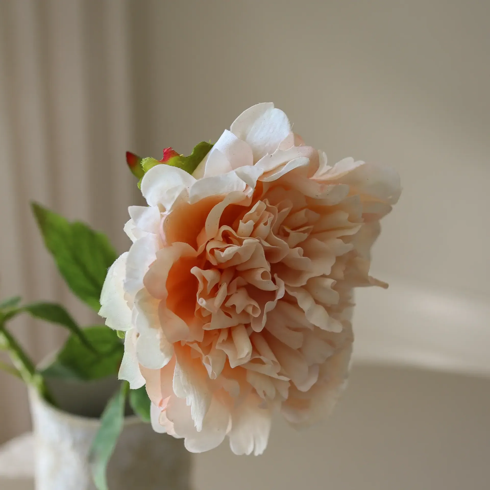 牡丹 人造花, 浅粉色，56cm，1个 Botané