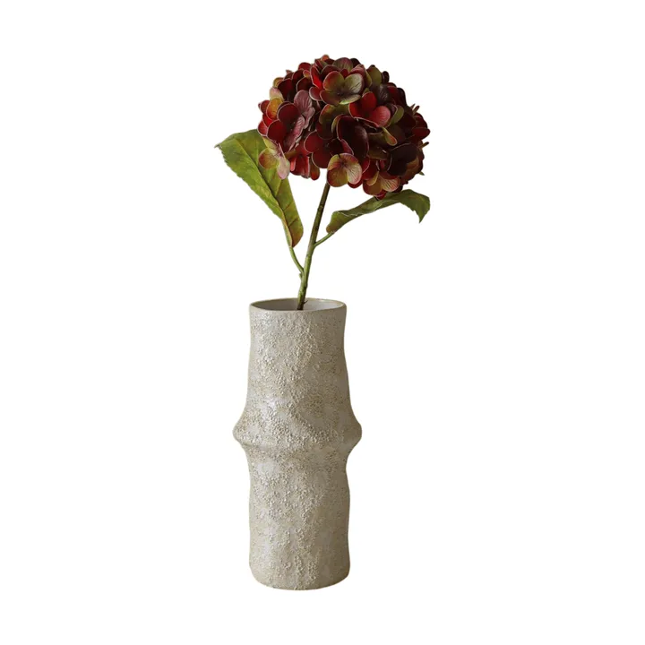 绣球花 仿真花 - 深酒红色，60cm，1个 - Botané