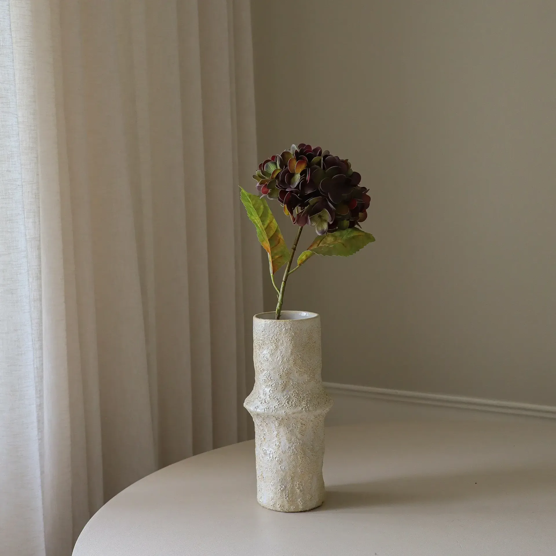 绣球花 仿真花, 柔和紫色，60cm，1个 Botané