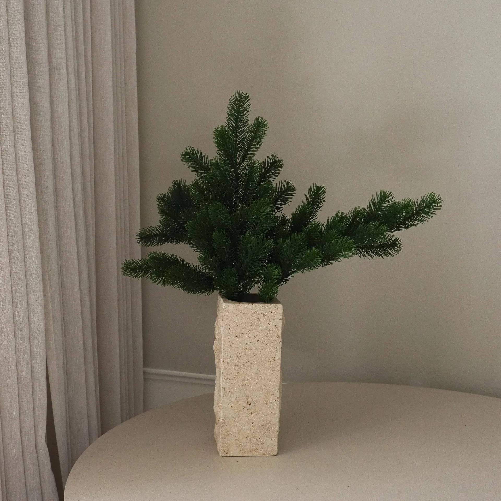 人造榉树枝植物, 绿色，65cm Botané