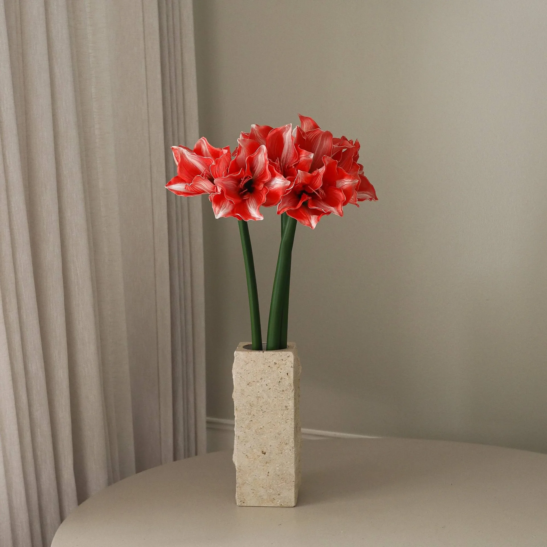 孤挺花 人造花, 深红色，72cm Botané