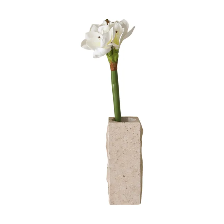 孤挺花 人造花 - 白色，73cm - Botané