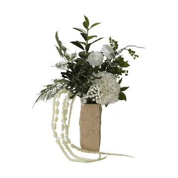 绿色 纱幔 人造花束 - 洋牡丹、绣球花、苋菜，85cm - Botané