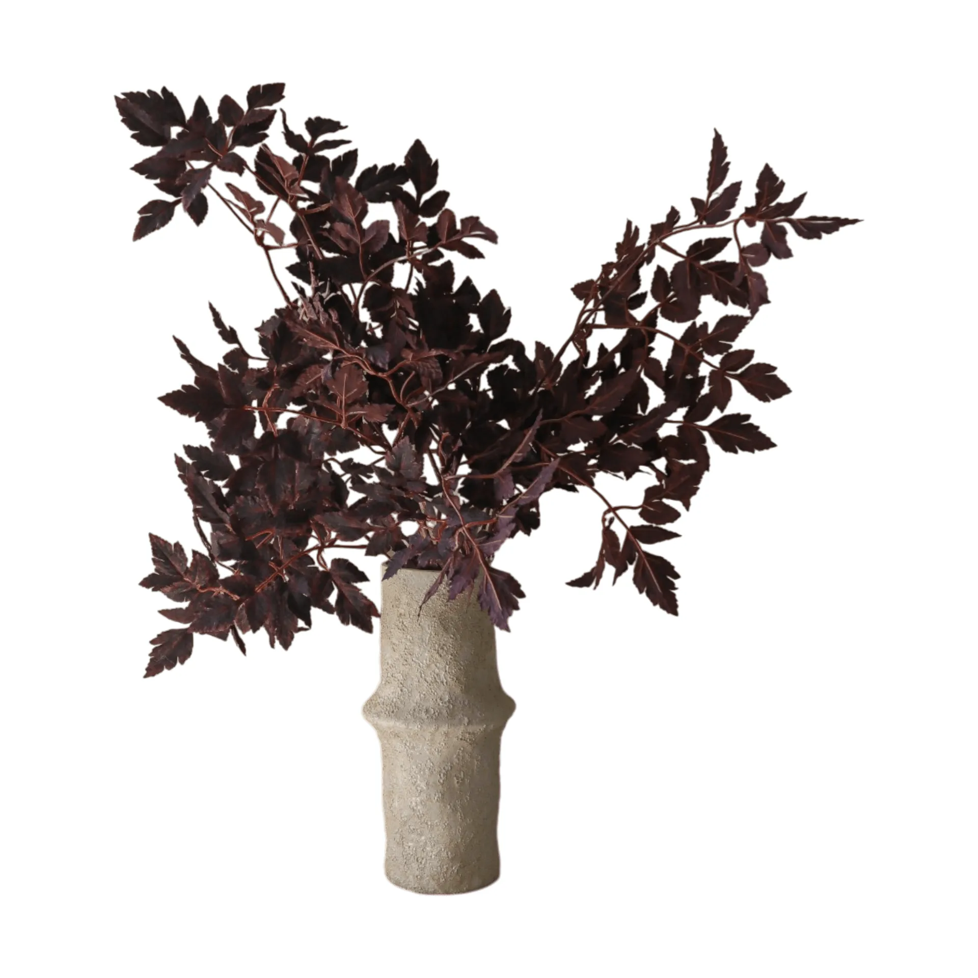 勃艮第李子叶 人造花束, 85cm，4个 Botané