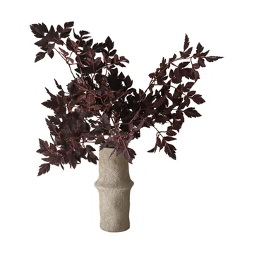 勃艮第李子叶 人造花束 - 85cm，4个 - Botané