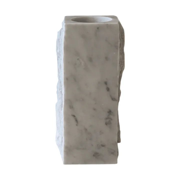 Carrara Edge 大理石花瓶 - 中号，30cm - Botané