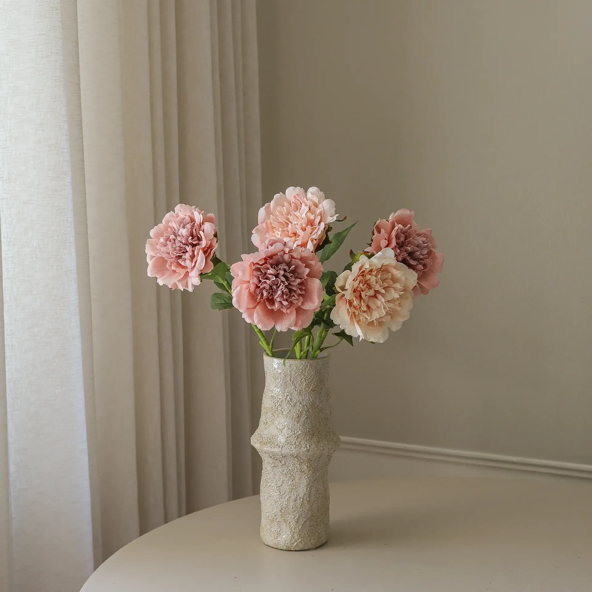 牡丹 仿真花艺术装置, Dusty，5个 Botané