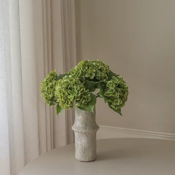 Hydrangea 绣球花 仿真花艺术装置 - 苔绿色，51cm，6个 - Botané