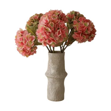 Hydrangea 绣球花 仿真花艺术装置 - 柔粉色，60cm，5个 - Botané