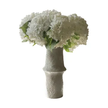 Hydrangea 绣球花 仿真花艺术装置 - 白色_7件装 - Botané
